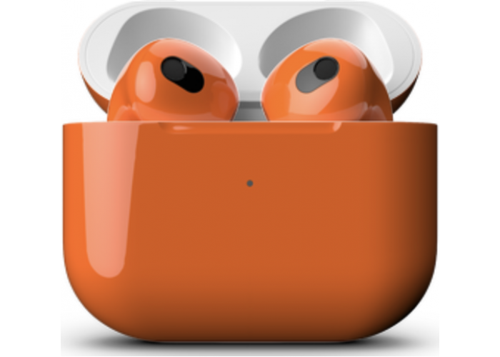 Apple AirPods 3 Color, глянцевый оранжевый цвет