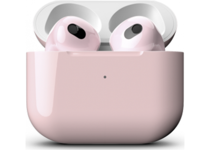 Apple AirPods 3 Color, глянцевый пастельно-розовый цвет