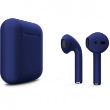Apple AirPods 2 Color (беспроводная зарядка чехла), матовый тёмно-синий цвет