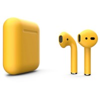 Apple AirPods 2 Color (без беспроводной зарядки чехла), матовый золотой цвет