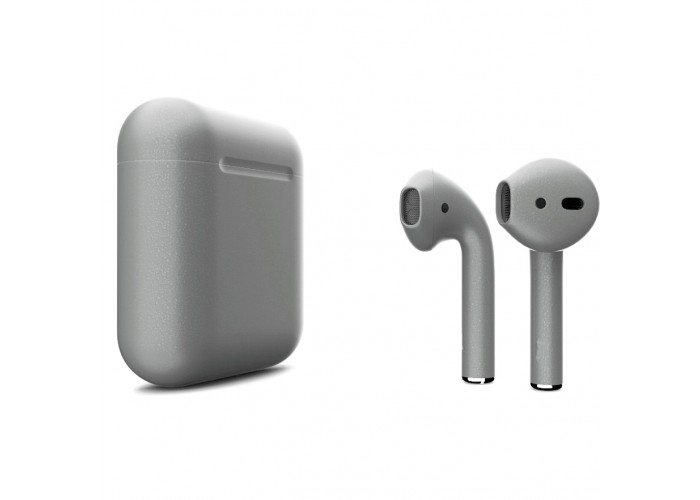 Apple AirPods 2 Color (беспроводная зарядка чехла), матовый серый цвет