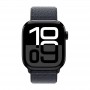 Apple Watch Series 10 GPS, 42 мм, корпус из алюминия цвета «чёрный оникс», спортивный браслет чернильного цвета
