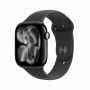 Apple Watch Series 11 GPS, 46 мм, корпус из алюминия цвета «чёрный оникс», спортивный ремешок чёрного цвета Apple Watch Series 11 GPS, 46 мм, корпус из алюминия цвета «чёрный оникс», спортивный ремешок чёрного цвета