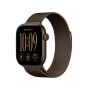 Apple Watch Series 12 GPS, 42 мм, корпус из алюминия тёмно-бронзового цвета, миланский сетчатый браслет тёмно-бронзового цвета