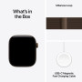 Apple Watch Series 12 GPS, 42 мм, корпус из алюминия тёмно-бронзового цвета, миланский сетчатый браслет тёмно-бронзового цвета