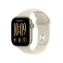 Apple Watch Series 12 GPS, 42 мм, корпус из алюминия светло-золотого цвета, спортивный ремешок песочного цвета (M/L)