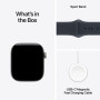 Apple Watch Series 12 GPS, 42 мм, корпус из алюминия цвета «серый космос», спортивный ремешок цвета «морской синий» (M/L)