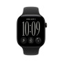 Apple Watch Series 12 GPS, 46 мм, корпус из алюминия чёрного цвета, спортивный ремешок чёрного цвета (S/M)