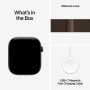 Apple Watch Series 12 GPS, 46 мм, корпус из алюминия тёмно-бронзового цвета, миланский сетчатый браслет тёмно-бронзового цвета (M/L)