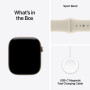 Apple Watch Series 12 GPS, 46 мм, корпус из алюминия светло-золотого цвета, спортивный ремешок песочного цвета (M/L)