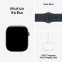 Apple Watch Series 12 GPS, 46 мм, корпус из алюминия цвета «серый космос», спортивный ремешок цвета «морской синий» (M/L)