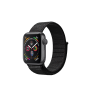 Apple Watch Series 4, 40 мм, корпус из алюминия цвета «серый космос», спортивный браслет чёрного цвета