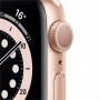 Apple Watch Series 6, 40 мм, корпус из алюминия золотого цвета, спортивный ремешок