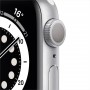 Apple Watch Series 6, 40 мм, корпус из алюминия серебристого цвета, спортивный ремешок