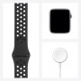 Apple Watch Nike Series 6, 44 мм, корпус из алюминия цвета «серый космос», спортивный ремешок Nike