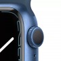 Apple Watch Series 7, 41 мм, корпус из алюминия синего цвета, спортивный ремешок цвета «синий омут»