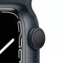 Apple Watch Series 7, 41 мм, корпус из алюминия цвета «тёмная ночь», спортивный ремешок цвета «тёмная ночь»