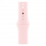 Apple Watch Series 9 GPS, 41 мм, корпус из алюминия розового цвета, спортивный ремешок светло-розового цвета