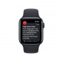 Apple Watch SE (2022), 40 мм, корпус из алюминия цвета «тёмная ночь», спортивный ремешок цвета «тёмная ночь»