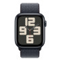 Apple Watch SE (2024), 44 мм, корпус из алюминия цвета «тёмная ночь», спортивный браслет чернильного цвета