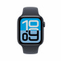 Apple Watch SE 3 (2025) GPS, 44 мм, корпус из алюминия цвета «тёмная ночь», спортивный ремешок цвета «тёмная ночь»