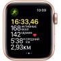 Apple Watch SE, 40 мм, корпус из алюминия золотого цвета, спортивный ремешок цвета «сияющая звезда»