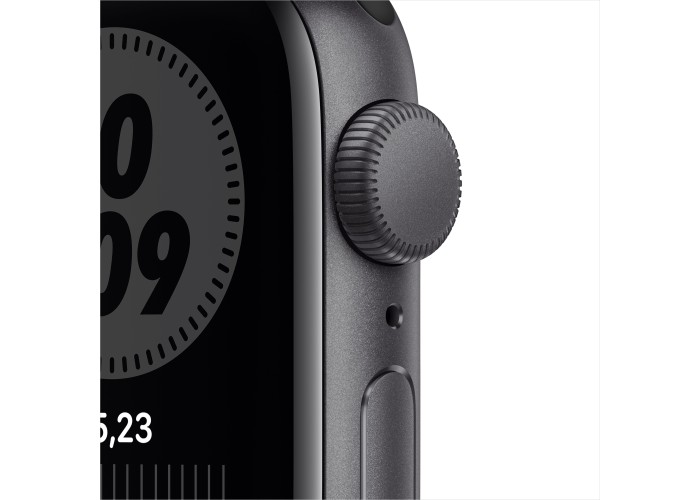 Apple Watch Nike SE, 40 мм, корпус из алюминия цвета «серый космос», спортивный ремешок Nike