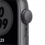 Apple Watch Nike SE, 44 мм, корпус из алюминия цвета «серый космос», спортивный ремешок Nike