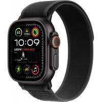 Apple Watch Ultra 2 (2024), GPS + Cellular, титановый корпус 49 мм чёрного цвета, браслет Trail чёрного цвета