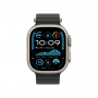 Apple Watch Ultra 2 (2024), GPS + Cellular, титановый корпус 49 мм естественного цвета, ремешок Ocean чёрного цвета