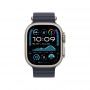 Apple Watch Ultra 2 (2024), GPS + Cellular, титановый корпус 49 мм естественного цвета, ремешок Ocean тёмно-синего цвета