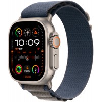 Apple Watch Ultra 2, GPS + Cellular, титановый корпус 49 мм, ремешок Alpine синего цвета