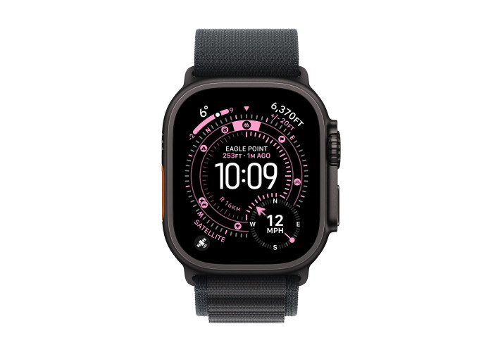 Apple Watch Ultra 3 (2025), GPS + Cellular, титановый корпус 49 мм чёрного цвета, браслет Alpine чёрного цвета Apple Watch Ultra 3 (2025), GPS + Cellular, титановый корпус 49 мм чёрного цвета, браслет Alpine чёрного цвета