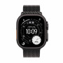 Apple Watch Ultra 3 (2025), GPS + Cellular, титановый корпус 49 мм чёрного цвета, титановый миланский сетчатый браслет чёрного цвета
