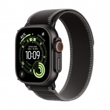 Apple Watch Ultra 3 (2025), GPS + Cellular, титановый корпус 49 мм чёрного цвета, браслет Trail чёрного цвета