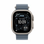 Apple Watch Ultra 3 (2025), GPS + Cellular, титановый корпус 49 мм естественного цвета, ремешок Ocean цвета «синий якорь»