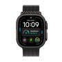 Apple Watch Ultra 4 (2026), GPS + Cellular, титановый корпус 49 мм чёрного цвета, титановый миланский сетчатый браслет чёрного цвета (M)