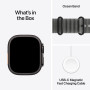 Apple Watch Ultra 4 (2026), GPS + Cellular, титановый корпус 49 мм чёрного цвета, ремешок Ocean полупрозрачно-чёрного цвета