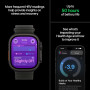 Apple Watch Ultra 4 (2026), GPS + Cellular, титановый корпус 49 мм чёрного цвета, браслет Trail бордового цвета (M/L)