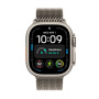Apple Watch Ultra 4 (2026), GPS + Cellular, титановый корпус 49 мм естественного цвета, титановый миланский сетчатый браслет естественного цвета (M)