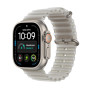 Apple Watch Ultra 4 (2026), GPS + Cellular, титановый корпус 49 мм естественного цвета, ремешок Ocean полупрозрачно-серого цвета