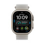 Apple Watch Ultra 4 (2026), GPS + Cellular, титановый корпус 49 мм естественного цвета, ремешок Ocean полупрозрачно-серого цвета