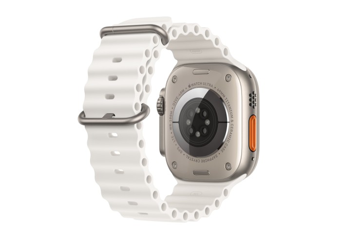 Apple Watch Ultra, GPS + Cellular, 49 мм, корпус из титана, ремешок Ocean белого цвета
