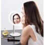 Зеркало косметическое настольное Xiaomi Amiro Lux High Color с подсветкой, белый