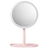 Зеркало косметическое настольное Xiaomi Jordan Judy LED Makeup Mirror с подсветкой, розовый