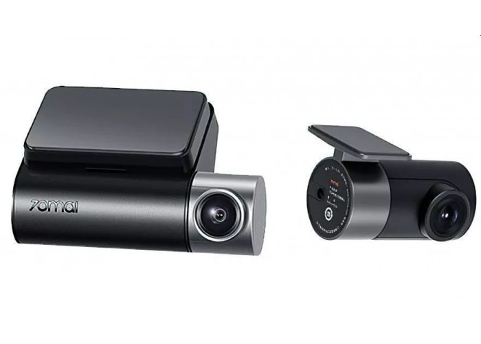 Видеорегистратор 70mai Dash Cam Pro Plus + Rear Cam Set A500S-1, 2 камеры, GPS, ГЛОНАСС