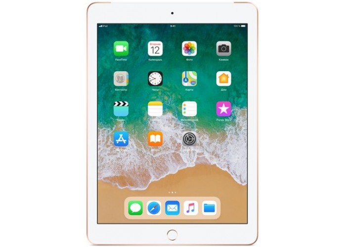 iPad (2018) Wi-Fi + Cellular 32 ГБ золотой
