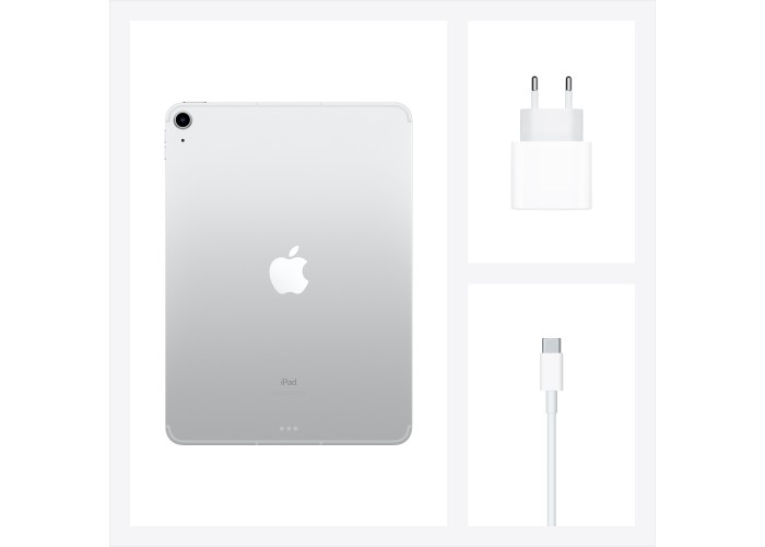iPad Air (2020) Wi-Fi + Cellular 256 ГБ серебристый