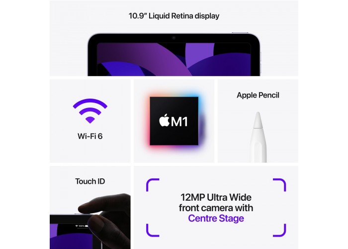 iPad Air (2022) Wi-Fi 64 ГБ фиолетовый