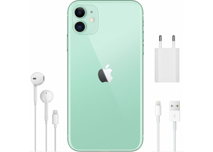 iPhone 11 (Dual SIM) 128 ГБ зелёный